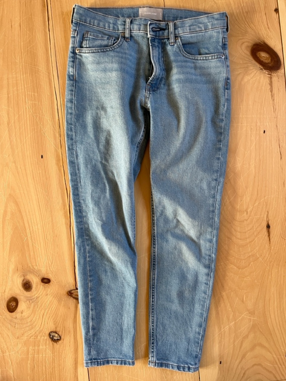 High Rise Straight Ankle Jeans - Picture 2 of 5